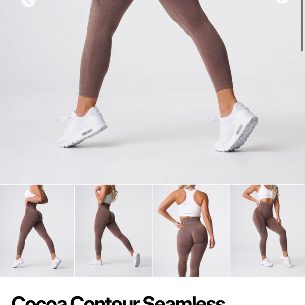 NVGTN Cocoa Contour Seamless Leggings